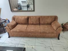 Brown Sofa Set 5 Seater