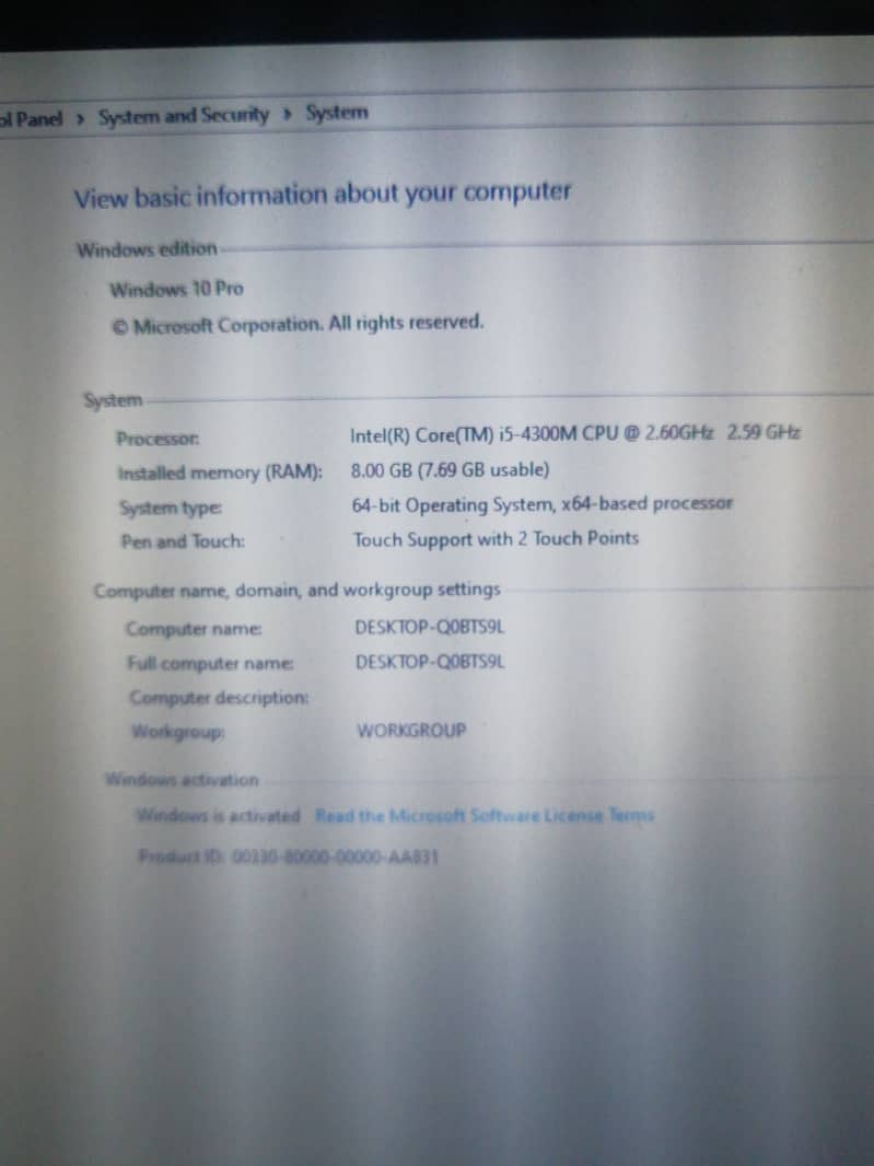 Lenovo ThinkPad Intel i5 4gen 8gb ram,128ssd and gt730m #03330430771 3