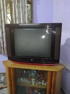 LG TV 27 inches for sale with trolley