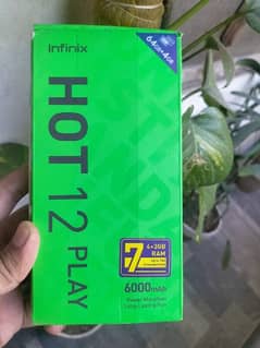 Infinix Hot 12 Play with warrenty card