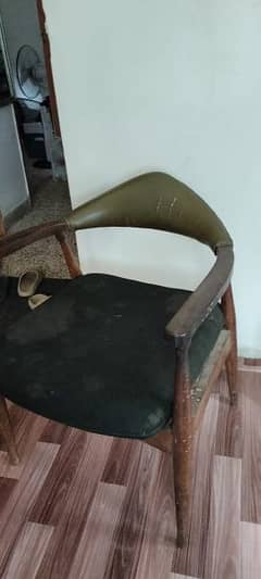 arm wood chair