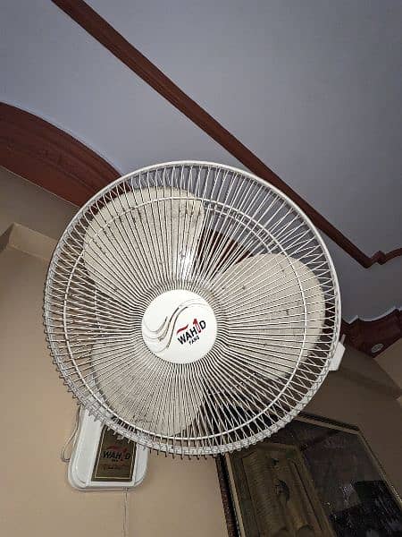 2 Wahid Bracket AC fans Off white and Grey Colour 2