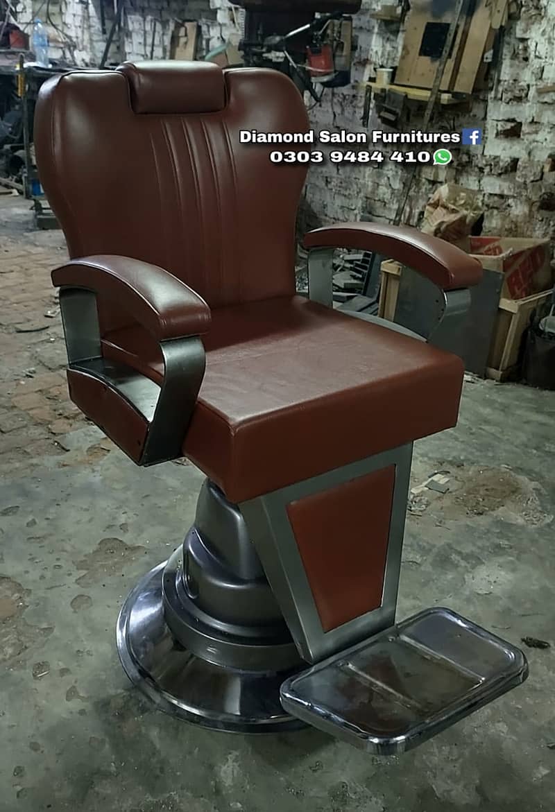 Saloon chair / Shampoo unit / Barber chair/Cutting chair/Massage bed 8