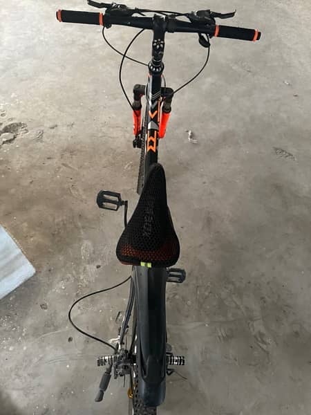 cycle 7 gears xids black and orange volor 0
