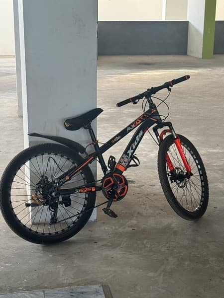cycle 7 gears xids black and orange volor 1