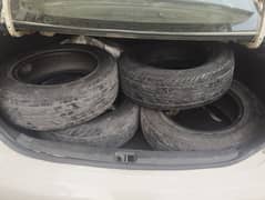 4 tires , size 15 used condition