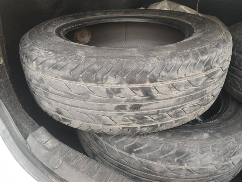 4 tires , size 15 used condition 2