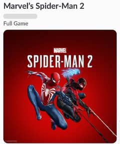 Spiderman 2 Digital (Not Disc) Available for PS5