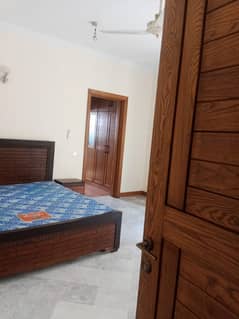 One room with attached washroom semi furnished