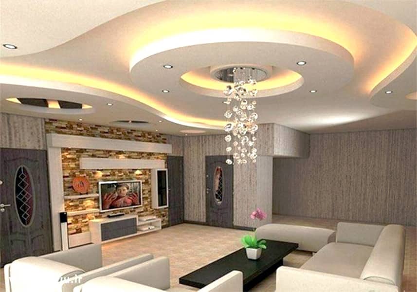 gupsum tiles/tiles/gupsum ceiling/all interior design available 4