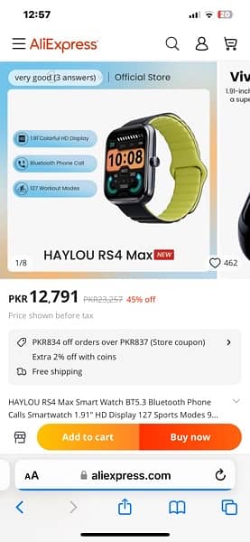 smart watch Haylou Rs4 Max 1