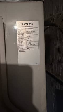 Samsung dc inverter like new