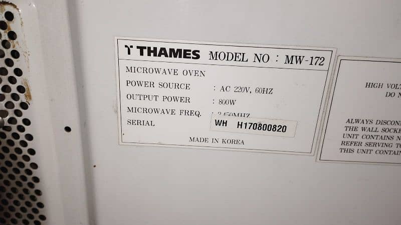 Thames Microwave oven 4