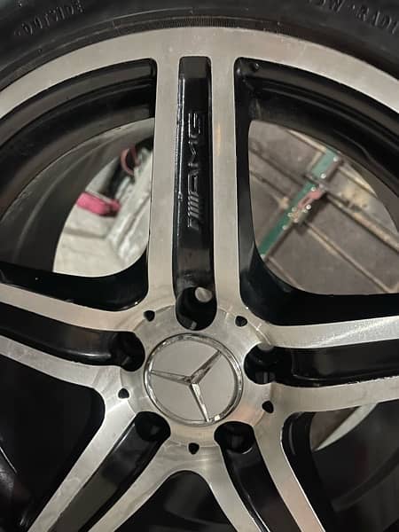 Mercedes AMG original alloy rims tyre Germany 8