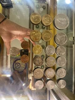 USA dollar quarter penny cents
