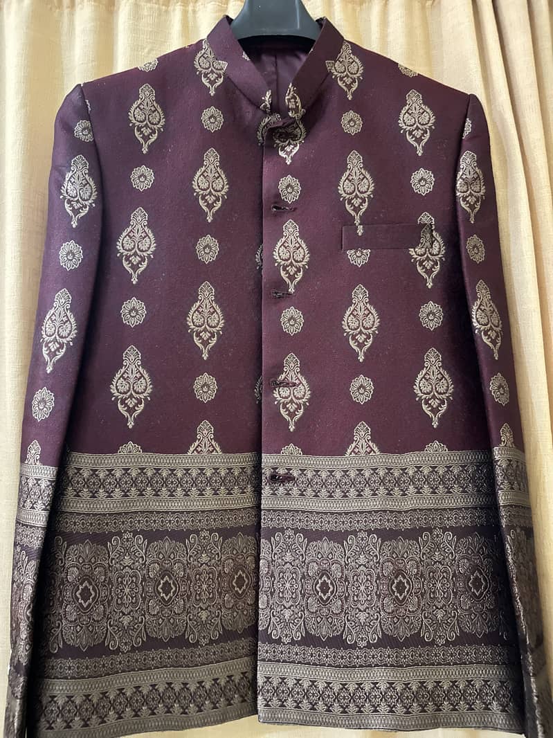 Prince Coat with Kurta and trouser for Wedding/ Mehndi 5