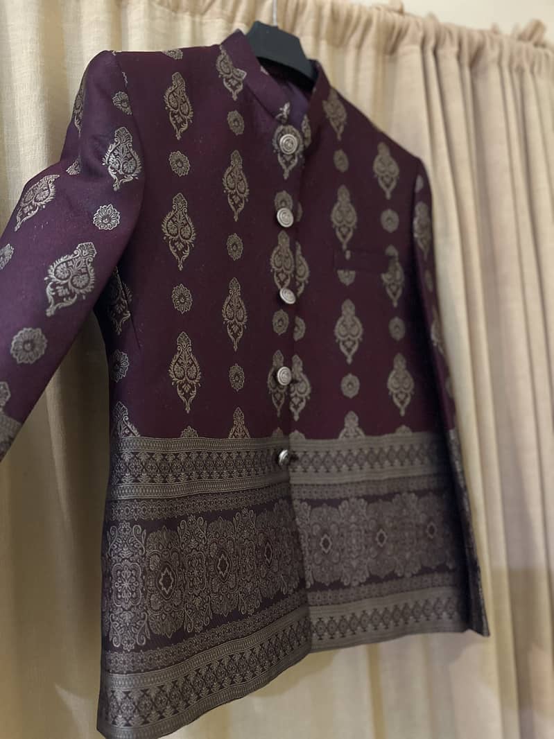 Prince Coat with Kurta and trouser for Wedding/ Mehndi 3