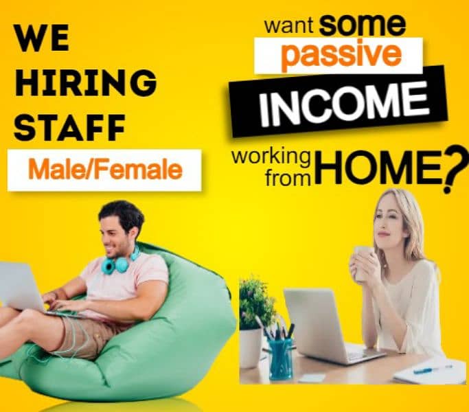 we required male and female staff for our online work 12