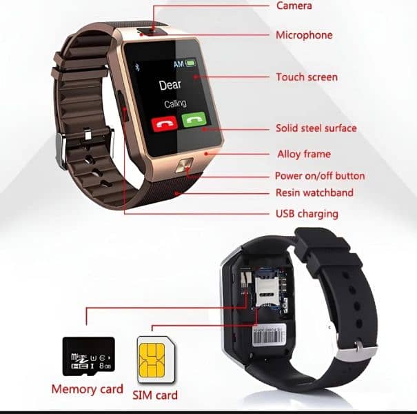 DZ09 Smartwatch for Men & Women | New Smart watch | Good Battel 4