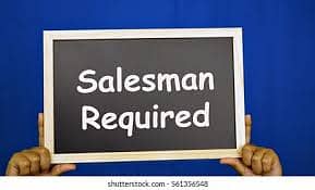 sales man or women required for selling our prodcts
