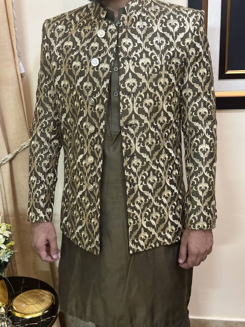 Prince Coat wih Kurta and Pajama for Wedding/ Mehndi 2