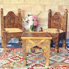 Antique chairs with Table