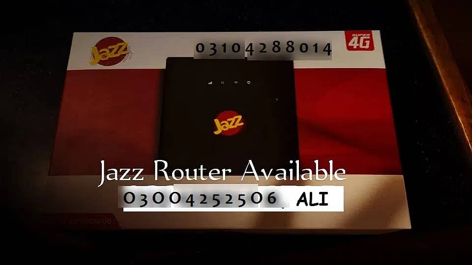 Jazz device 4G Office in A Box Router PTA Approved 3