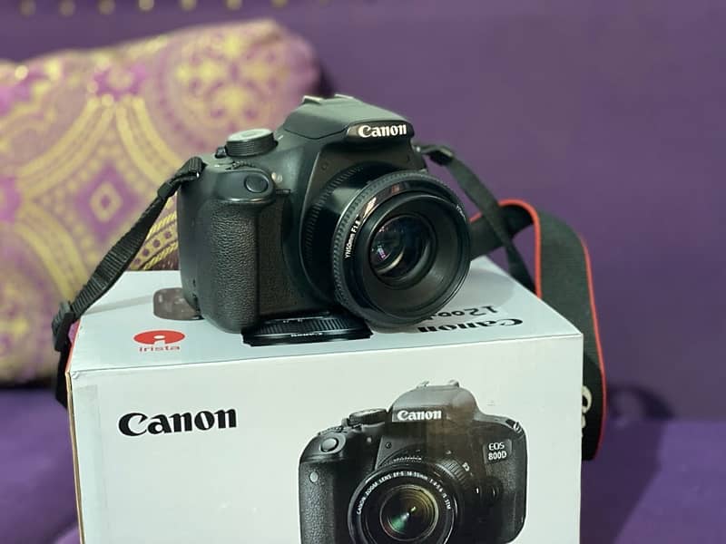 Canon DSLR 1200D with 52mm lens 0