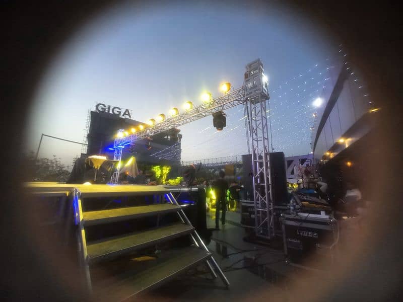 360 selfie video  both rental Sale and purchase stage truss lights 5