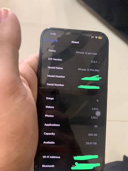 iphone 12 pro max 256gb pta approved 6