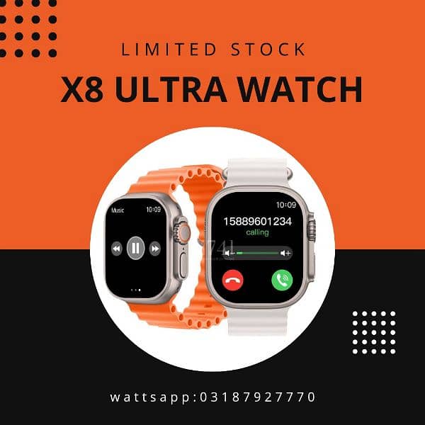 x8 ultra smart watch 0