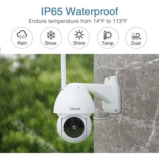 Security Camera Outdoor, Goowls 1080P 4