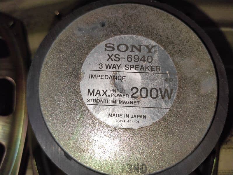 Sony car speakers 12