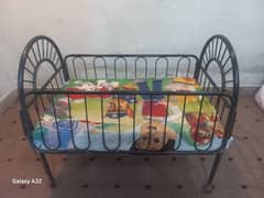 Kids Bed Iron  with mattress 43 " × 26" size