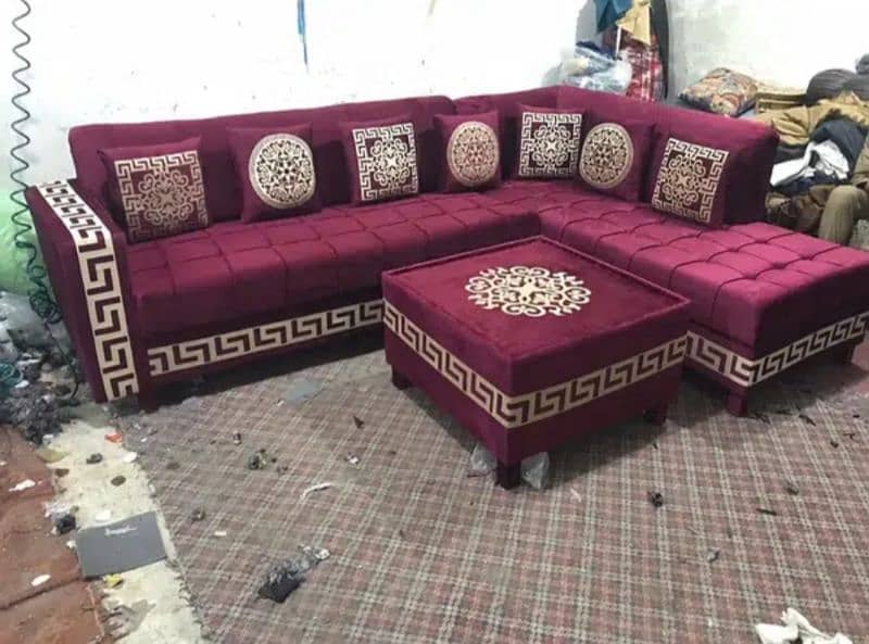 BISMILLAH FURNITURE MALL OFFERS LOOT MARR SALE on L SHAPE SOFA SET 3