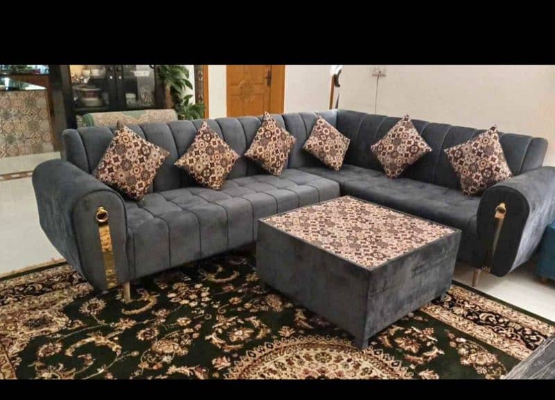 BISMILLAH FURNITURE MALL OFFERS LOOT MARR SALE on L SHAPE SOFA SET 10