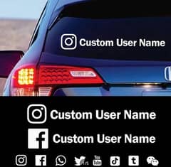 Custom username for cars. . .