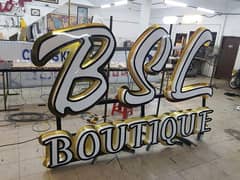 Best Sign Boards Maker  Karachi-  3d Signs- Neon Sign Shop 0