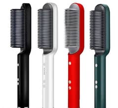 Professional hair straightener brush