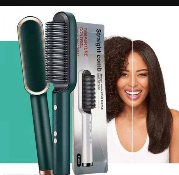 Professional hair straightener brush 2