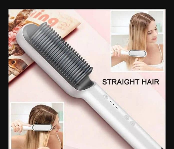 Professional hair straightener brush 4