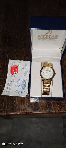 wester Gold plated watch from behrein 0