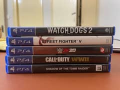 ps4 cds in great condition