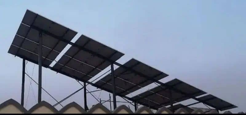 . Elevated Solar Structure customized Guarder Work 14 rup watt 3