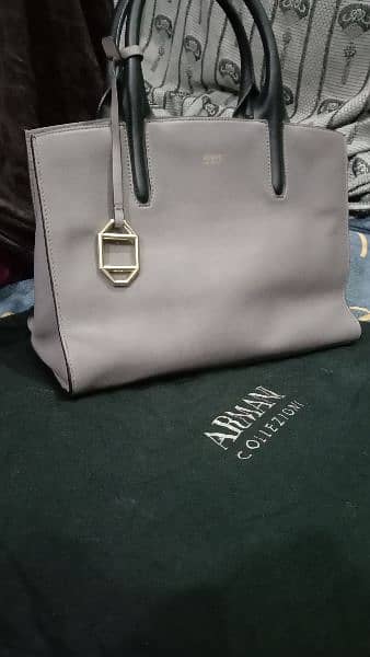 Armani Leather Italian Bag 0