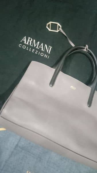 Armani Leather Italian Bag 1