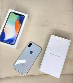 iPhone X Stroge/256 GB PTA approved my WhatsApp 0310=7472=829