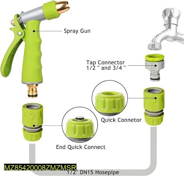 Car wash & gardening water gun 2