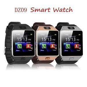 Sim Supported Android Smart Watch BLACK DZ09 0