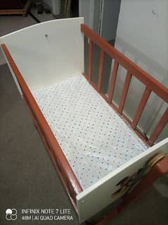 Baby cot | Baby wooden bed | baby swing cot